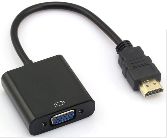 Конвертер відео адаптер HDMI - VGA перехідник