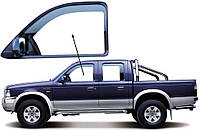 Бічне скло Ford Ranger 1999-2007 передніх дверей ліве