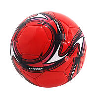 Мяч футбольный детский Bambi 2025 размер № 2, диаметр 14 см Красний, Vse-detyam