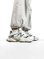 New Balance 9060 White/Beige/Dark Blue