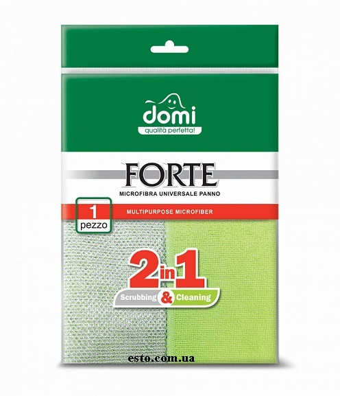 Серветка з мікрофібри універсальна DOMI "Форте" 1 шт