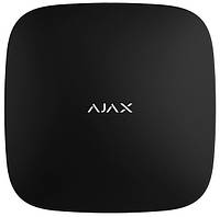 Ретранслятор радіосигналу системи безпеки Ajax ReX, Black, 163x163x36 мм, 330 г (000015007)