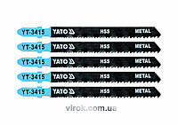 Полотно для електролобзика(метал) YATO : 24-10TPI, L= 100 мм, Уп. 5 Шт. [25/250] Strimko - Купи Это