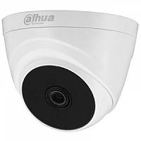Камера зовнішня HDCVI Dahua DH-HAC-T1A21P (3.6 мм), 2 Мп, 1/2.7' CMOS, 1080p/25 fps, 0.01 Lux, день/ніч, ІЧ