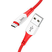Кабель для зарядки и передачи данных hoco. X70 Ferry USB на Micro USB ABS TPE 2.4A 1.0 м 3.28 GL, код: 7812017