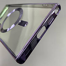 Чохол для Samsung Galaxy S24 Ultra чохол з магсейф із захистом камери на самсунг с24 ультра бузковий h3b, фото 4