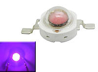 Светодиод LED 1W 90-100LM чип Taiwan Genesis цветной Розовый