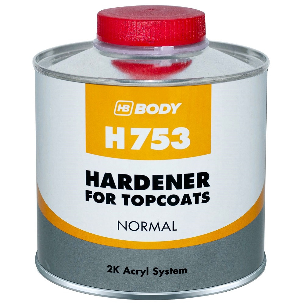 Затверджувач стандартний Body H753 Normal Hardener для акрилових лаків C493, C496, C499, 691 та 699 500мл