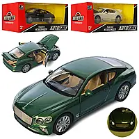 Коллекционная игрушечная машинка Bentley AS-2808 инерционная Черный (Masiki.kiev.ua)