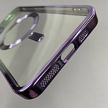 Чохол для Apple iPhone 11 Pro Max чохол із магсейф із захистом камери на телефон айфон 11 про макс бузковий h3b, фото 3