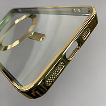 Чохол для Apple iPhone 11 Pro Max чохол з магсейф із захистом камери на телефон айфон 11 про макс золотий h3b, фото 3