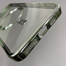 Чохол для Apple iPhone 11 Pro Max чохол з магсейф із захистом камери на телефон айфон 11 про макс срібний h3b, фото 3