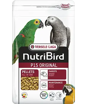 Versele-Laga NutriBird P15 Original 1кг / Верселе-лага нутриберд оригінал корм для великих папуг птахів