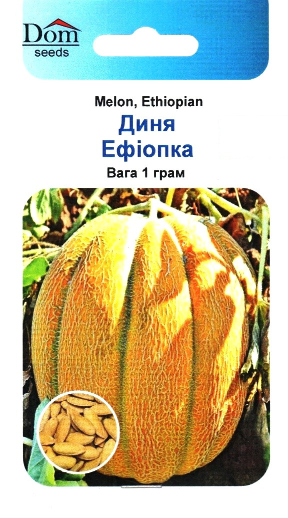 Насіння дині Ефіопка, Dom, 1г (25-30 насінин)