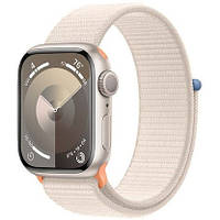Apple Watch 9 41mm Starlight Aluminum Case with Starlight Sport Loop (MR8V3)
