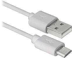 Кабель USB AM-micro BM, 3.0 м, білий, 08-10BH Defender (87468)