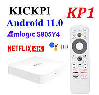 Медиаплеер KICKPI KP1 2/32Gb Amlogic S905Y4 Android TV 11 NETFLIX Smart TV Box