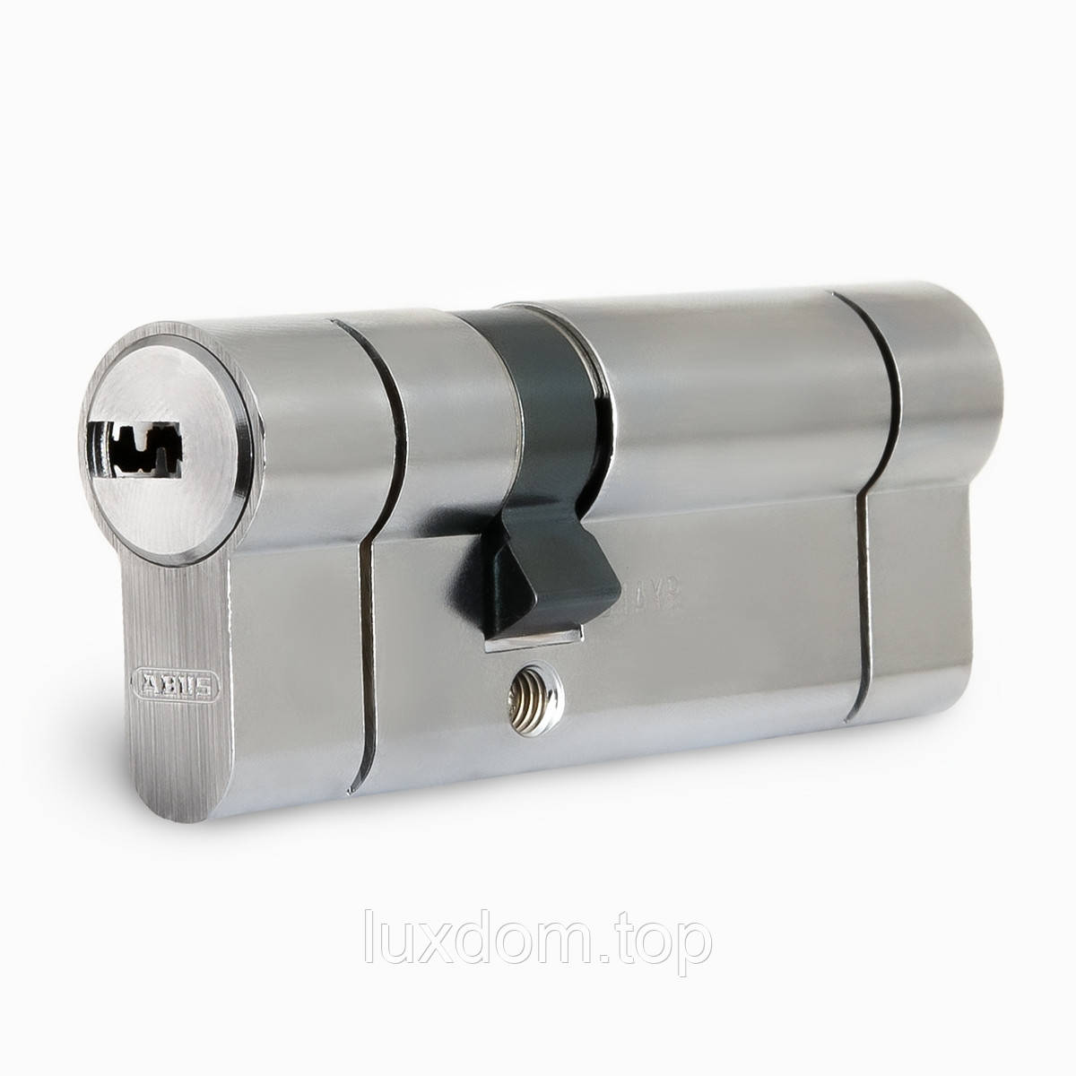 ЦИЛІНДР КЛЮЧ/КЛЮЧ D6PS N 30/40 5K МАТОВИЙ НІКЕЛЬ, фото 1