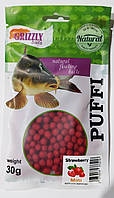 Воздушное тесто Grizzly Baits Puffi Strawberry (Клубника) 8мм 30г