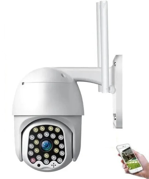 IP Wi-Fi камера 555G з віддаленим доступом вулична 2 антени + блок живлення, фото 1