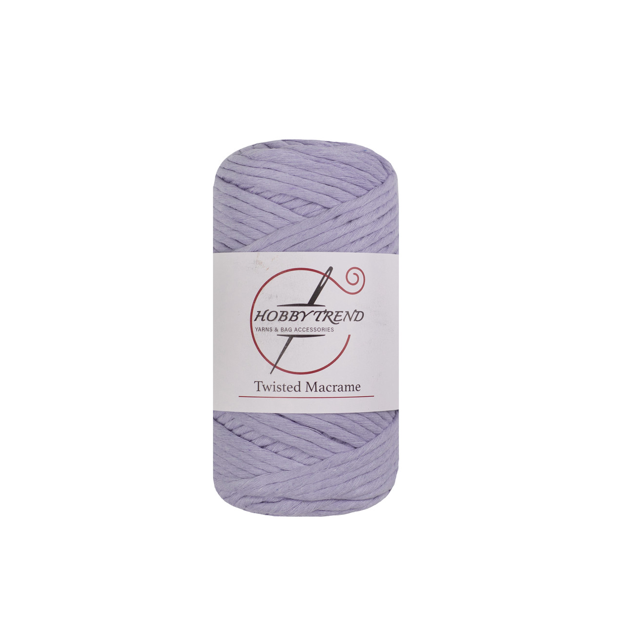 Бавовняний шнур Hobby Trend Twisted. Гліцинія. 250 г, 70 мм, 3 мм, фото 1