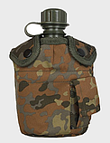 Фляга з кухлем у чохлі Mil-Tec 1 л flecktarn 14506021, фото 3