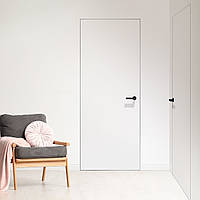 ДВЕРНИЙ БЛОК СКРИТОГО МОНТАЖУ ВНУТРИНЬ ЛОВИЙ З АЛЮМІНІВИ КОРОБОМ І ТОРЦЕМ