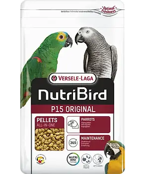 Versele-Laga NutriBird P15 Original 10кг / Верселе-лага нутріберд оригінал корм для великих папуг птахів