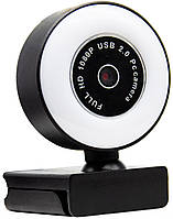 Веб-камера OKey WB230 FHD 1080P, LED підсвітка, USB (WB230)