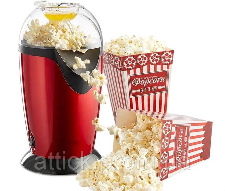 Домашний аппарат для приготовления попкорна Popcorn Maker at - фото 1 - id-p2129655553