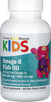 Oslomega Norwegian Kids Omega-3 Fish Oil 60 кап (4384303968)