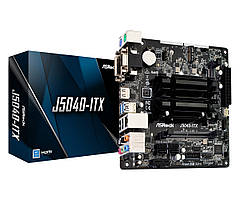 ASRock J5040-ITX (Quad-Core Pentium 3.2GHz, 2xDDR4 SoDIMM, VGA/HDMI/DVI, 1*PCIe, 4xSATAIII, miniITX) (J5040-ITX)