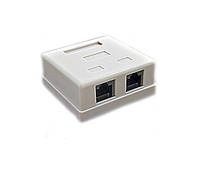 Розетка RJ-45 cat 5 2x UTP (KD-WP6035)