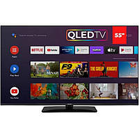 TV 55 AIWA QLED-855UHD-SLIM UHD/QLED/T2/Android 11/2 x 10W/Dolby Digital/Wi-Fi/200x200 M6/Black (QLED-855UHD-SLIM)