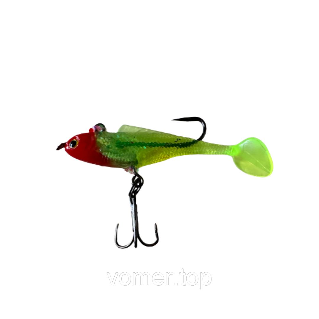Силіконовий монтаж Lucky Bait 4.8g 5шт в упаковці 6см COL135