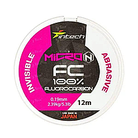 Волосінь Флюрокарбон Intech Micron FC 12m (2.97kg/6.6lb) 0.21mm