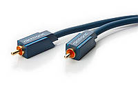 Кабель відео-сигнальний ClickTronic RCA M M 2.0m Casual Digital CoaxAudio 75Ohm синій (75.07 UD, код: 7453712