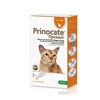 Капли от блох и паразитов KRKA Prinocate для кошек весом до 4 кг, 0.4 мл, цена за 1 пипетку