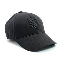 Тактическая кепка черная бейсболка демисезонная Мужская однотонная бейсболка патриотическая кепка с гербом