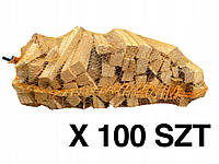 Drewno rozpałkowe podpałkowe rozpałka 5dm3 SUCHE x 100 SZT PALETA