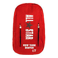 Рюкзак городской Can Vas Все звезды Нью Йорк Бостон All Star New York 17 Boston 47х31х17 см Красный (23384)
