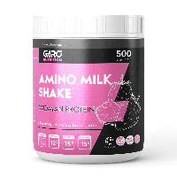 Белковый коктейль, протеин, с клетчаткой и пребиотиками для девушки Amino Milk Shake 500 г. Garo Nutrition Молочный шоколад