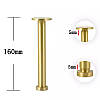 Опора меблева регульована модерн NM-3401-160-GM латунь полірована 160 мм, фото 3