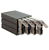 Бекплейн Chieftec SST-3141SAS 3x5.25" -> 4x3.5" HDDs Hot-Swap Aluminium (SST-3141SAS)