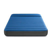 Надувний матрац Intex 64012 (191х137х22 см) для кемпінгу, з електричним насосом від USB, фото 5