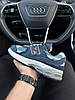 Чоловічі кросівки New Balance 2002R Navy Blue (Сині) Нью Баланс 2002Р натуральна замша сітка демісезон, фото 6
