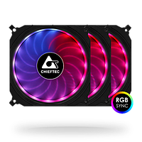 Вентилятор для корпусу 120 mm*3 Chieftec Tornado CF-3012-RGB fan set