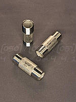 Бочонок різьбовий нержавіючий Ду15 (1/2"), н/ж сталь AISI 304, Class 150, з труби, різьба BSPP DIN 2982