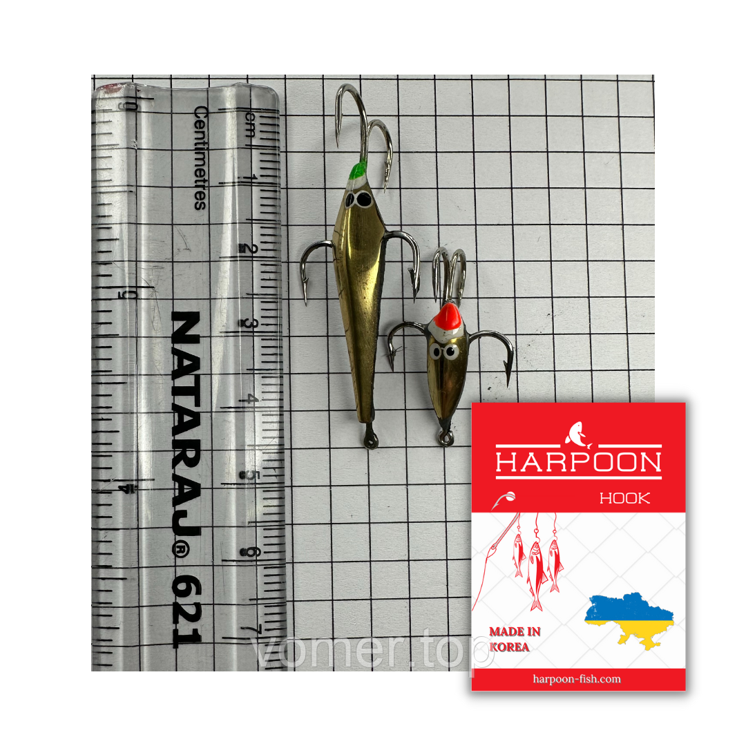 Блешня ЗИМОВА HARPOON 2 шт. MIX 3