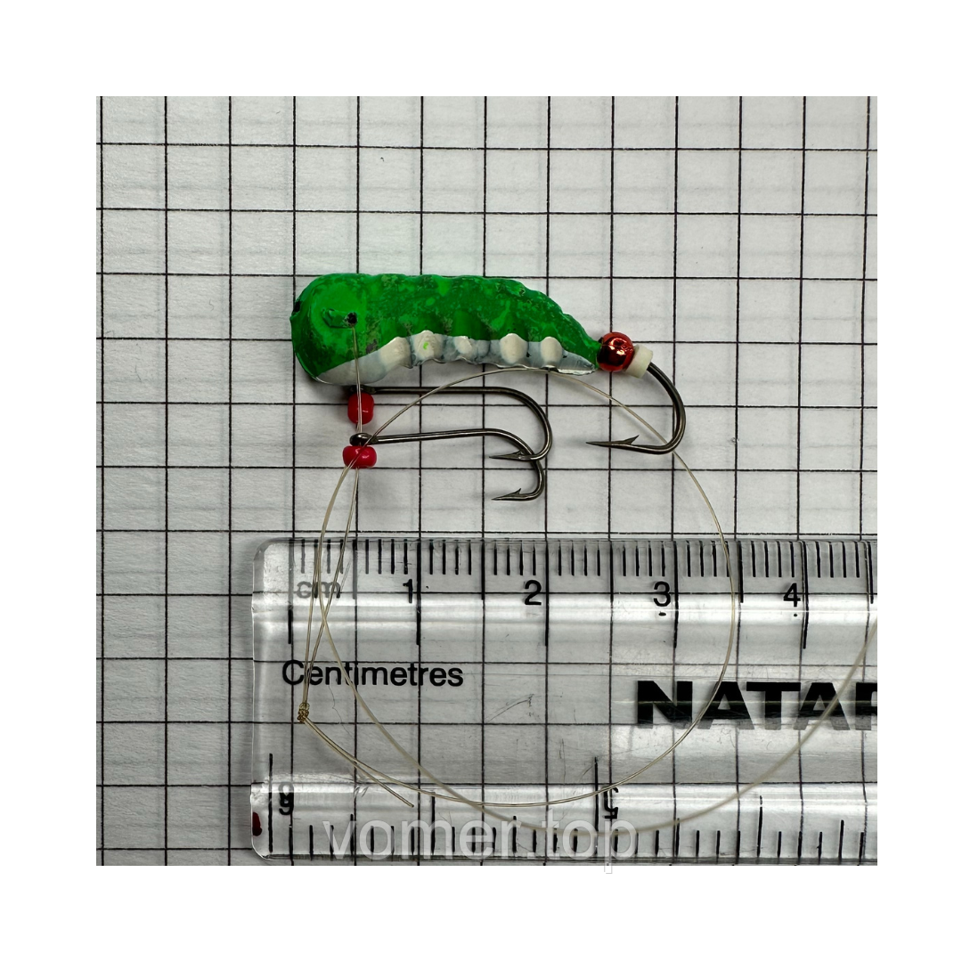 Снасть риболовна Парус "ВІДЬМА" 6,4г L-2,5см (зелений) - фото 1 - id-p2129692693